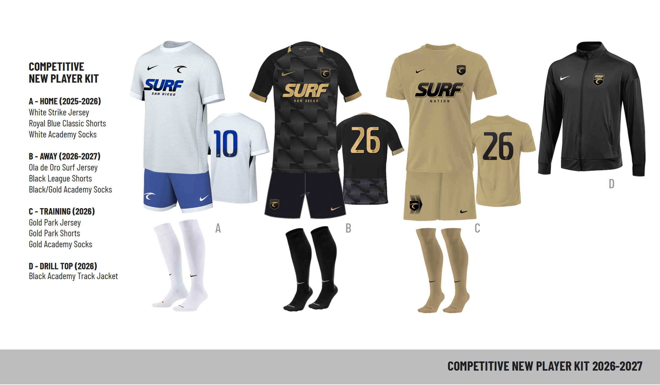 Competitive New Player Kit 2026-27