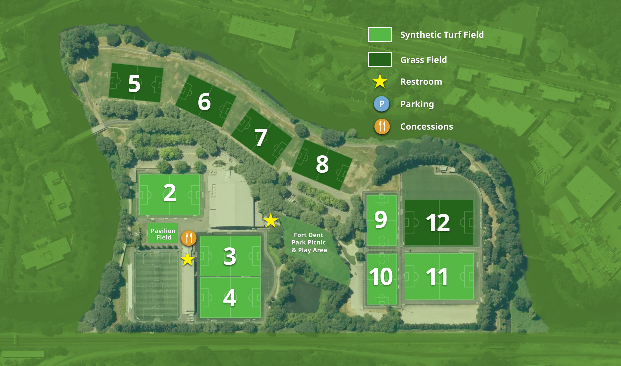 Starfire Sports Complex Campus Map